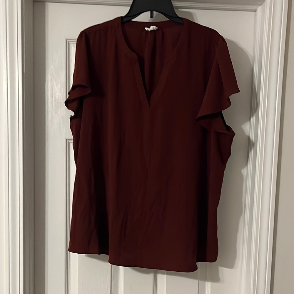 Maurice’s Burgundy Women's blouse size 2x